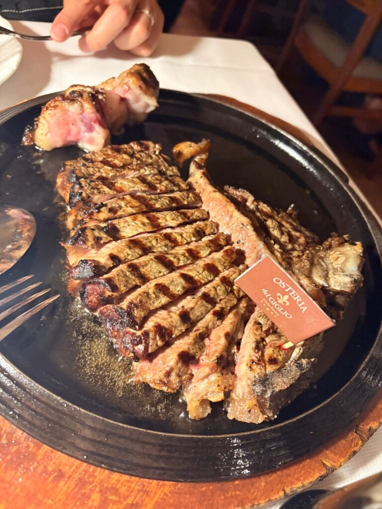 추천 맛집에서 맛본 비스테카 알라 피오렌티나